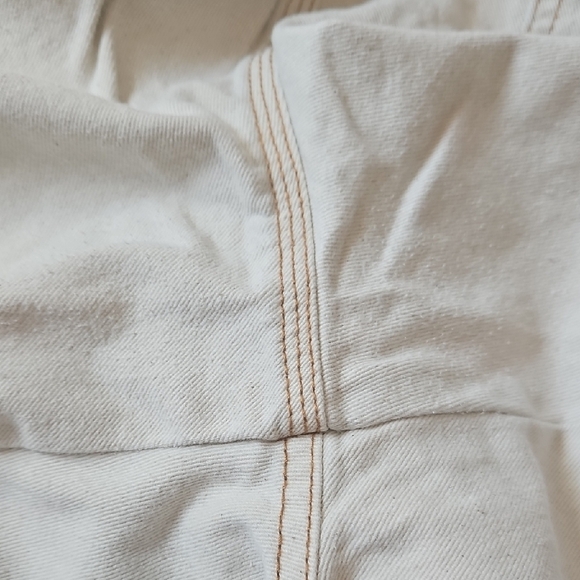 Dickies Women's Denim Cargo Cream Jeans 7 28 - Picture 16 of 16